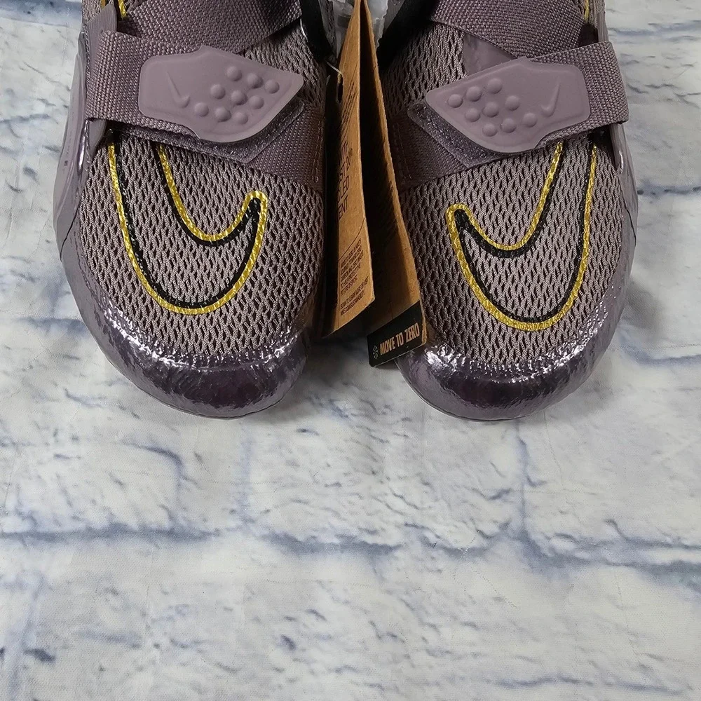 Nike SuperRep Cycle Shoes Women 7.5 Purple Metallic Indoor Cycling DQ4680-500